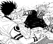 Gojo surprises Sukuna.