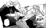 Hakari thwarts Charles' counterattack.
