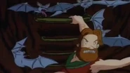 Bats annoy Alan.