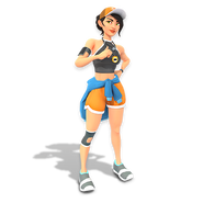 Coach Holly will get you working as a team, and her head is always in the game.