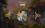 2nd clue: Sam