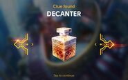 1st clue: Decanter