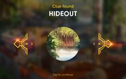 2nd clue: Hideout