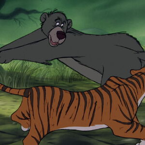 Baloo Jungle Book Wiki Fandom Baloo the bear from the jungle book (1967) is cast as a 1930s pacific islands bush pilot. baloo jungle book wiki fandom