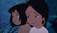 Shanti and Mowgli are sad they must leave