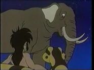 Mowgli, Kaa and Hathi