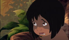 Mowgli is very sad for what he did to Shanti