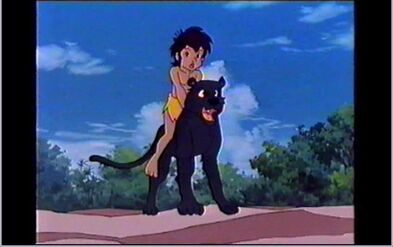 Mowgli and Bagheera