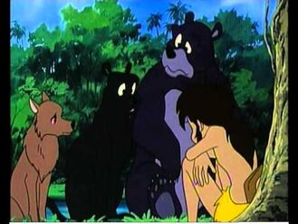 Mowgli, Baloo, Bagheera and Lala