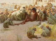 John Charles Dollman - Mowgli made leader of the Bandar Log