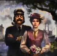 Mélanie Ravenswood and Captain Rowan D. Falls