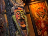 Tiki totem poles