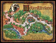 Merlin's map of Adventureland