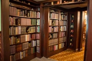 The secret passage-way in the library