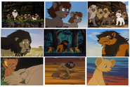 Top row shows various Barbary Lion Pride Members including Marody, Keruru, and Amaji