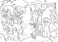 Coloring Pages for Kimba the White Lion / Jungle Emperor Leo | Jungle ...