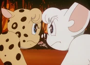 Bongo (Speedy) picking a fight with Kimba