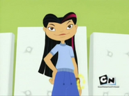 June's Gym Uniform: It's seen during the episode Meet the Parent. It's a blue t-shirt with a darker short.[9]