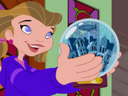 Jody's present from June - a snowglobe of Orchid Bay City, an antique which Jody has been looking for a long time.