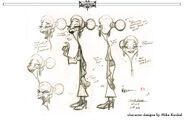 Character design notes for Aunt Rose.[9]