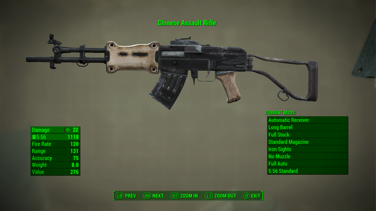 chinese assault rifle fallout 3