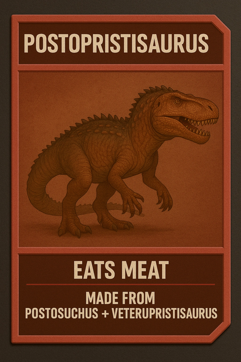 Postopristisaurus | Jurassic Wolrd Games Wiki | Fandom