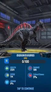 Ouranosaurus | Jurassic Wolrd Games Wiki | Fandom