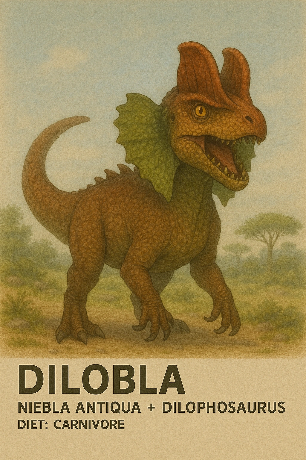 Dilobla | Jurassic Wolrd Games Wiki | Fandom