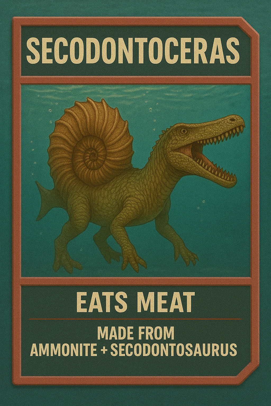 Secodontoceras | Jurassic Wolrd Games Wiki | Fandom