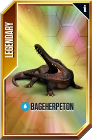 Bageherpeton Card
