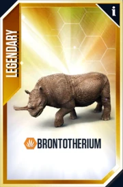 Brontotherium Card