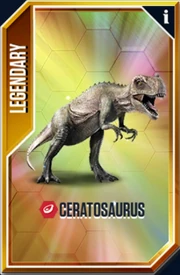 Ceratosaurus Card