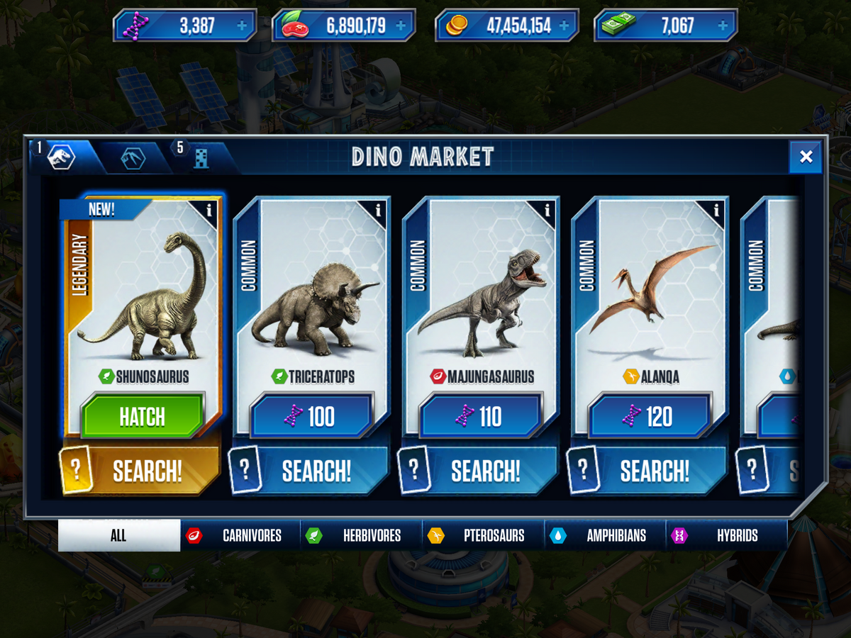 Jurassic World the Game