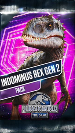 Indominus rex Gen 2 Pack Indoraptor Jurassic World The Game