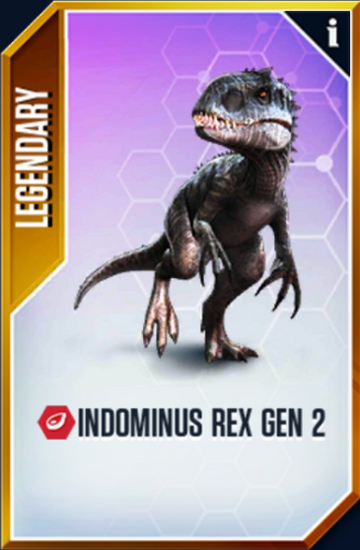 Indominus Rex Gen 2 Card