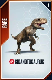Giganotosaurus Card