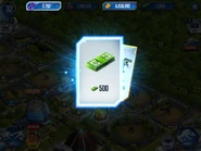 Dino Bucks in legendary card pack