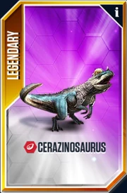 Cerazinosaurus Card