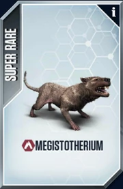 Megistotherium Card
