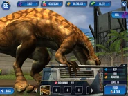 Feeding a Suchomimus