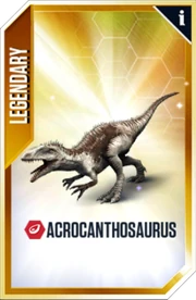 Acrocanthosaurus Card