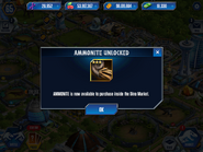 Ammonite is unlocked in the market.