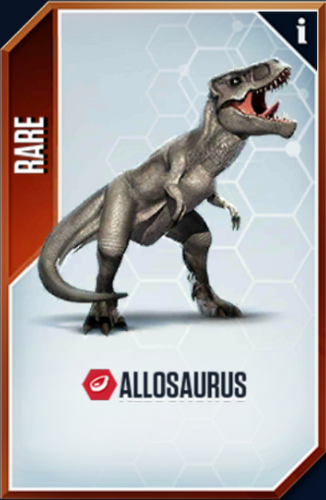 Allosaurus Card