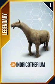 Indricotherium Card