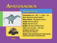 From a bonus feature for the 2003 DVD release of The Land Before Time X: The Great Longneck Migration