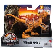 The Fierce Force Velociraptor figure repainted to be based on The Lost World: Jurassic Park for the Legacy Collection