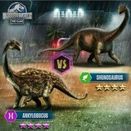 Анкилодок (11-20) против шунозавра (21-30)