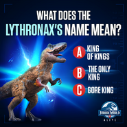 Lythronax Name Quiz