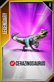 Cerazinosaurus New Card