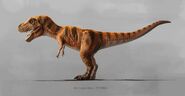 Jurassic park series 1 juvenile tyrannosaurus by rodrigo vega dch21eb-fullview